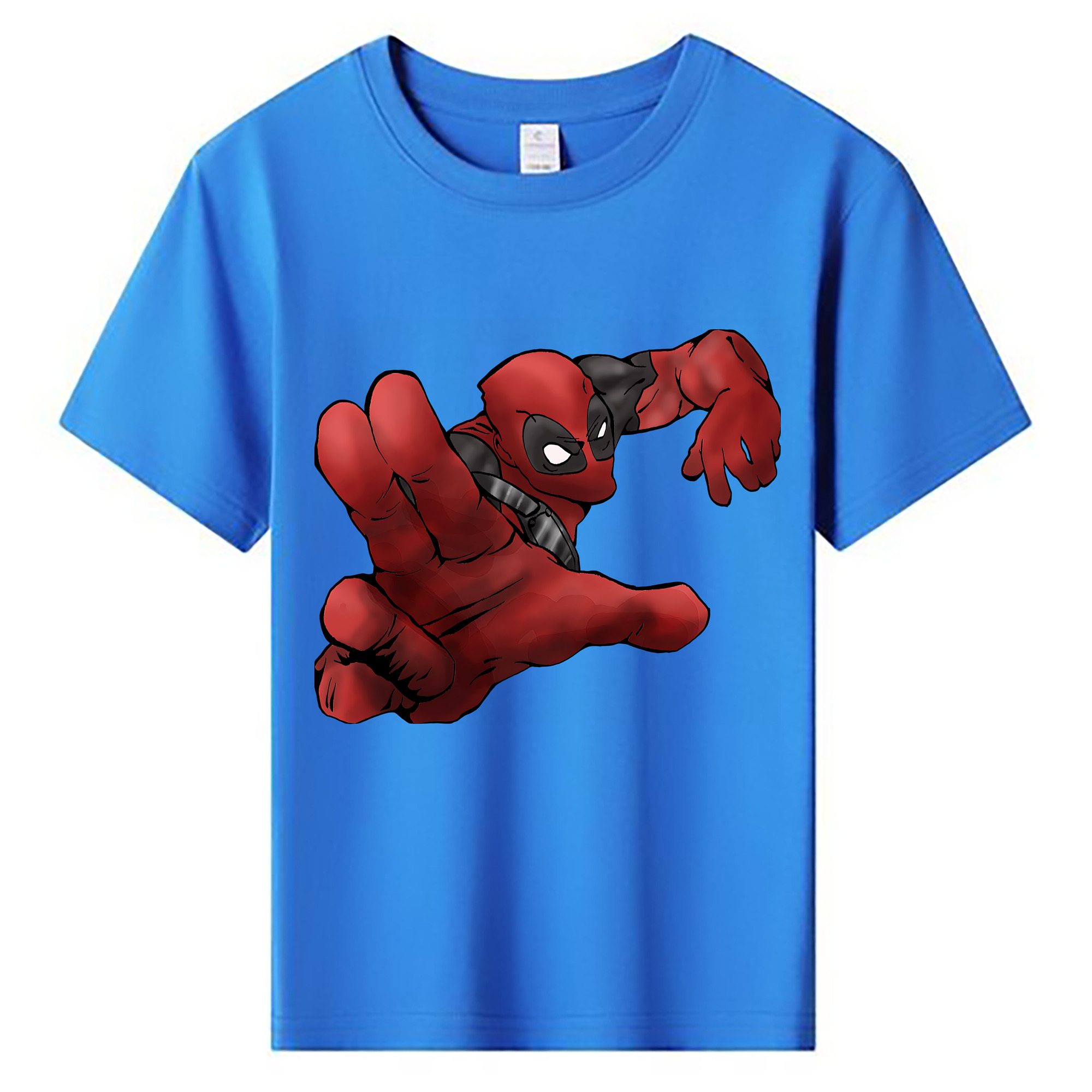 （画像用） Deadpool デッドプール 綿100％キッズTシャツ（フロントプリント）